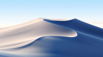 Beige and blue abstract elegant background illustration, white sand dunes illustration