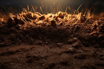 Fototapeta premium Soil Types as Background