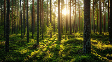 Finnish evergreen forests