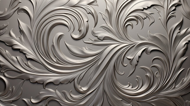 beautiful elegant simple clean silver waves wallpaper
