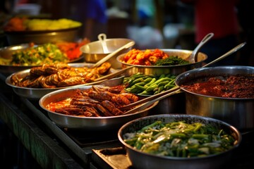 traditional Thai street food. Authentic Asian cuisine