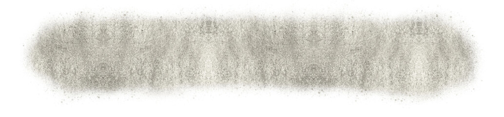 Silver Paint Brush Stroke