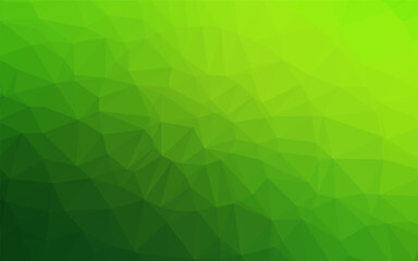 Fototapeta na wymiar Light Green vector polygonal pattern. Modern geometrical abstract illustration with gradient. Brand new style for your business design.