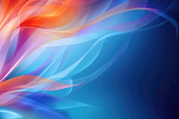 Obraz premium Colors of April, abstract background with watercolors in blue, orange, shocking pink, purple hues, and with copyspace for your text. April background banner for special or awareness day, week or month