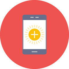 Brightness High icon vector image. Can be used for Mobile UI & UX.