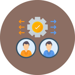 Policy Deployment icon vector image. Can be used for Human Resource.