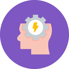 Mind Power icon vector image. Can be used for Entrepreneurship.