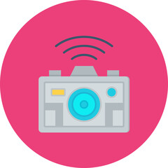 Smart Camera icon vector image. Can be used for Artificial Intelligence.