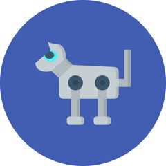 Robot Dog icon vector image. Can be used for Artificial Intelligence.