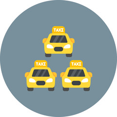 Taxi Stop icon vector image. Can be used for Taxi Service.