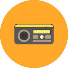 Radio icon vector image. Can be used for Taxi Service.