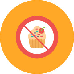 No Food icon vector image. Can be used for Taxi Service.