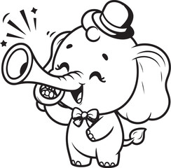 illustration of an elephant