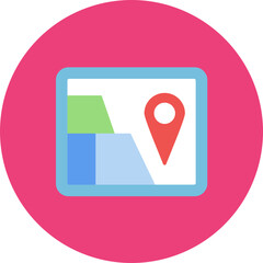 Gps icon vector image. Can be used for Athletics.