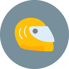 Helmet icon vector image. Can be used for Athletics.