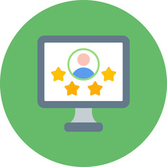 Satisfaction icon vector image. Can be used for User Experience.