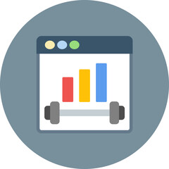 Fototapeta premium Strength icon vector image. Can be used for User Experience.