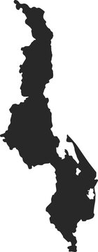 country map malawi