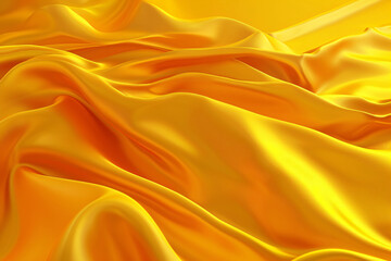 Golden silk fabric cloth background texture