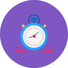 Stopwatch icon vector image. Can be used for Shopping and Ecommerce.