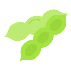 Peas icon vector image. Can be used for Fruits and Vegetables.