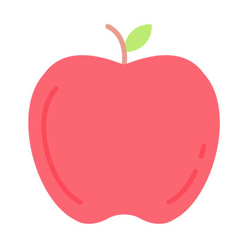 Apple icon vector image. Can be used for Fruits and Vegetables.