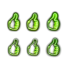 Cute Neon Light Icons: Playful and Vibrant Designs for a Charming Digital Experience