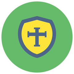 Obraz premium Crest icon vector image. Can be used for Medieval.