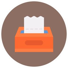 Tissue Box icon vector image. Can be used for House Cleaning.