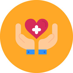 Medical Assistance icon vector image. Can be used for Donations.