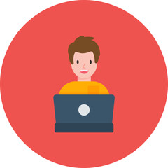 Senior Developer icon vector image. Can be used for Computer Programming.