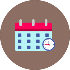 Schedule Day icon vector image. Can be used for Work from Home.