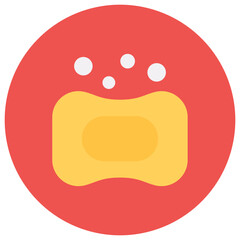 Soap icon vector image. Can be used for House Cleaning.