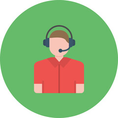 Customer Service icon vector image. Can be used for Food Delivery.