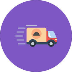 Food Delivery icon vector image. Can be used for Food Delivery.