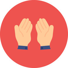 Faith icon vector image. Can be used for Ramadan.