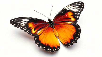 Fototapeta na wymiar Beautiful butterflies isolated on white background