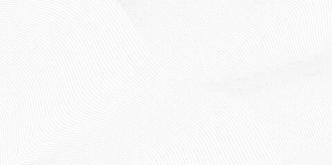 Modern abstract white wave digital geometric Technology, data science frequency gradient lines on transparent background. Isolated on white background. gray and white wavy stripes background. - obrazy, fototapety, plakaty