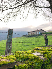 casa rural a las faldas del monte paisaje rural caserío país vasco euskadi IMG_5056-as24 - 720184757