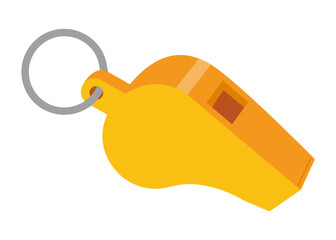 笛　ホイッスル　イラスト © Mina3