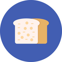 Bread icon vector image. Can be used for Morning and Breakfast.