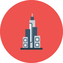 Obraz premium Burj Khalifa icon vector image. Can be used for Dubai.