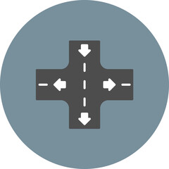 Street icon vector image. Can be used for Map and Navigation.