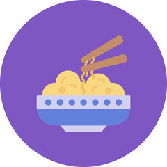 Ramen icon vector image. Can be used for World Cuisine.