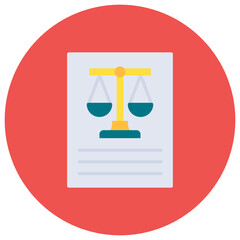 Judgement icon vector image. Can be used for Crime and Law.