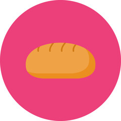 Baguette icon vector image. Can be used for World Cuisine.