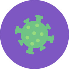 Virus icon vector image. Can be used for Medicine I.
