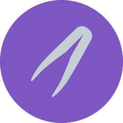 Tweezers icon vector image. Can be used for Medicine I.