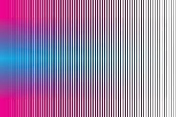 Vertical speed line halftone gradient line pattern background.