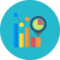 Predictive Analytics icon vector image. Can be used for Data Analytics.